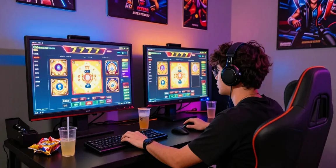 Pengalaman bermain slot777 yang mendebarkan dengan grafik permainan menarik dan suasana gaming yang hidup.