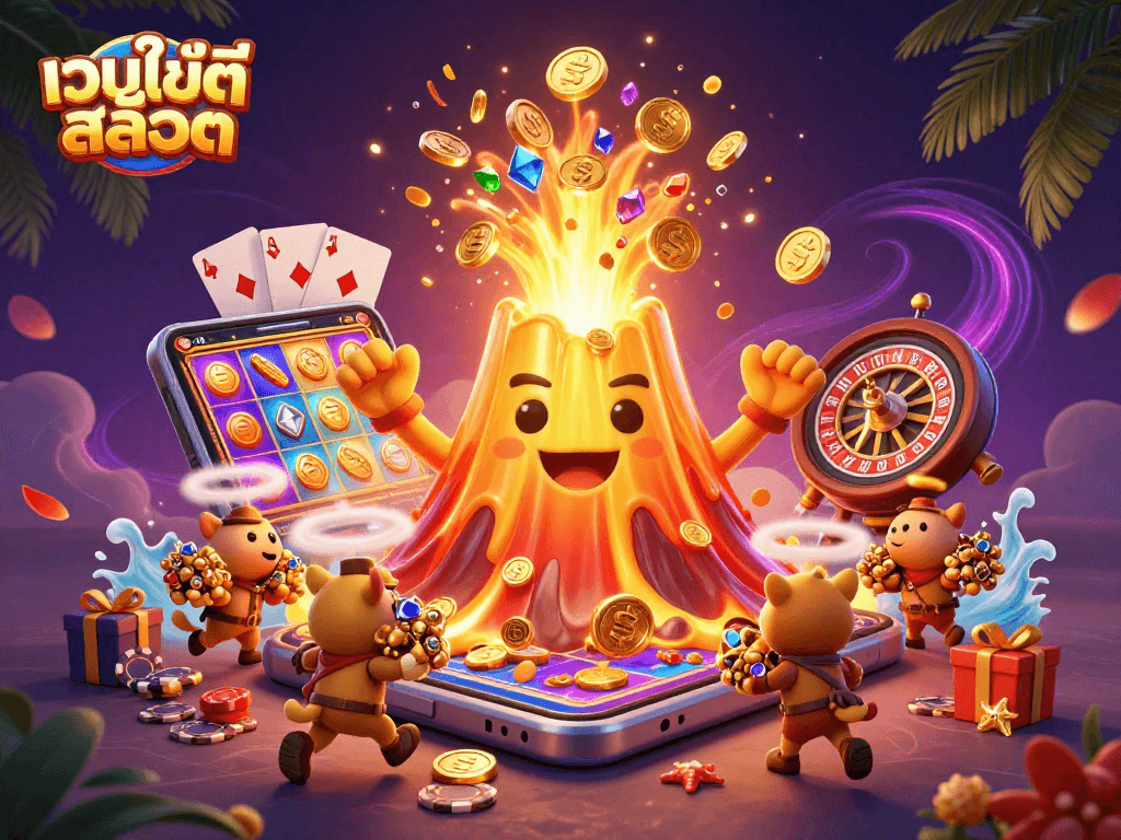 เกมสล็อตออนไลน์ยอดนิยมพร้อมป่าเงินทองในภาพการ์ตูน 3 มิติของเว็บไซต์สล็อต