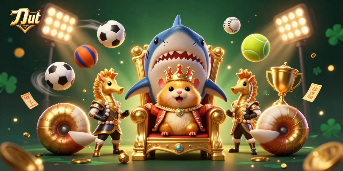 Bet on แทงบอล with dynamic sports elements and a vibrant, engaging casino scene.