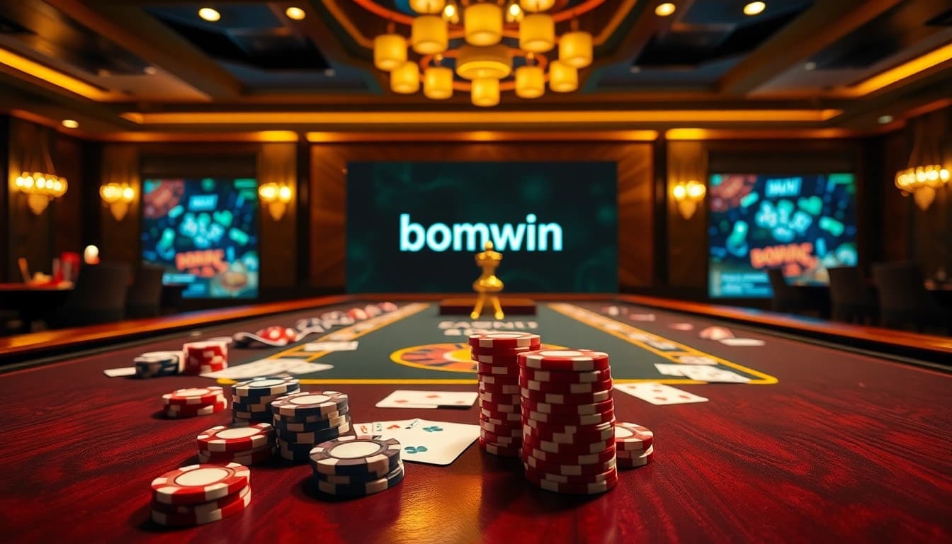 Experience the excitement of Đăng nhập bomwin at a vibrant online casino table.