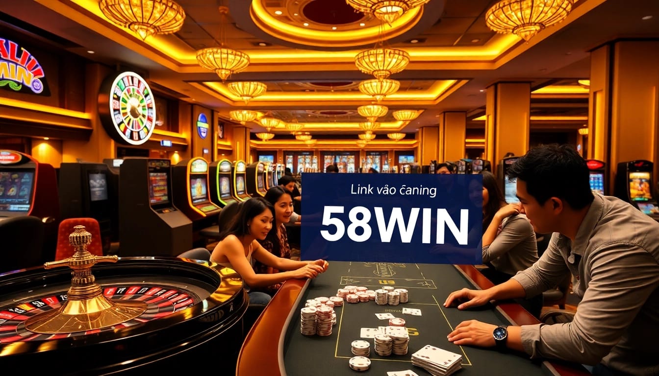 Experience winning opportunities at 58WIN with engaging table games and vibrant casino ambiance.
