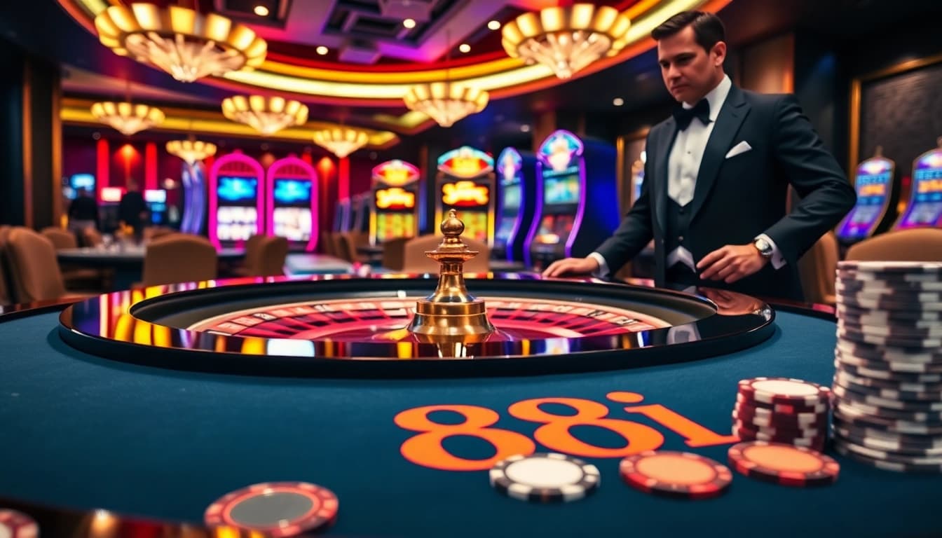 Experience the thrill of winning at 88i casino tables with polished chips and vibrant gameplay.