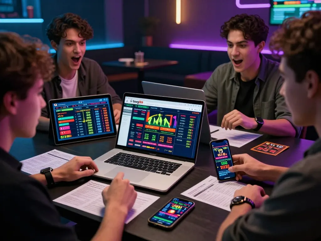 Exciting online gambling action at bong99 with players engaging in live sports betting.