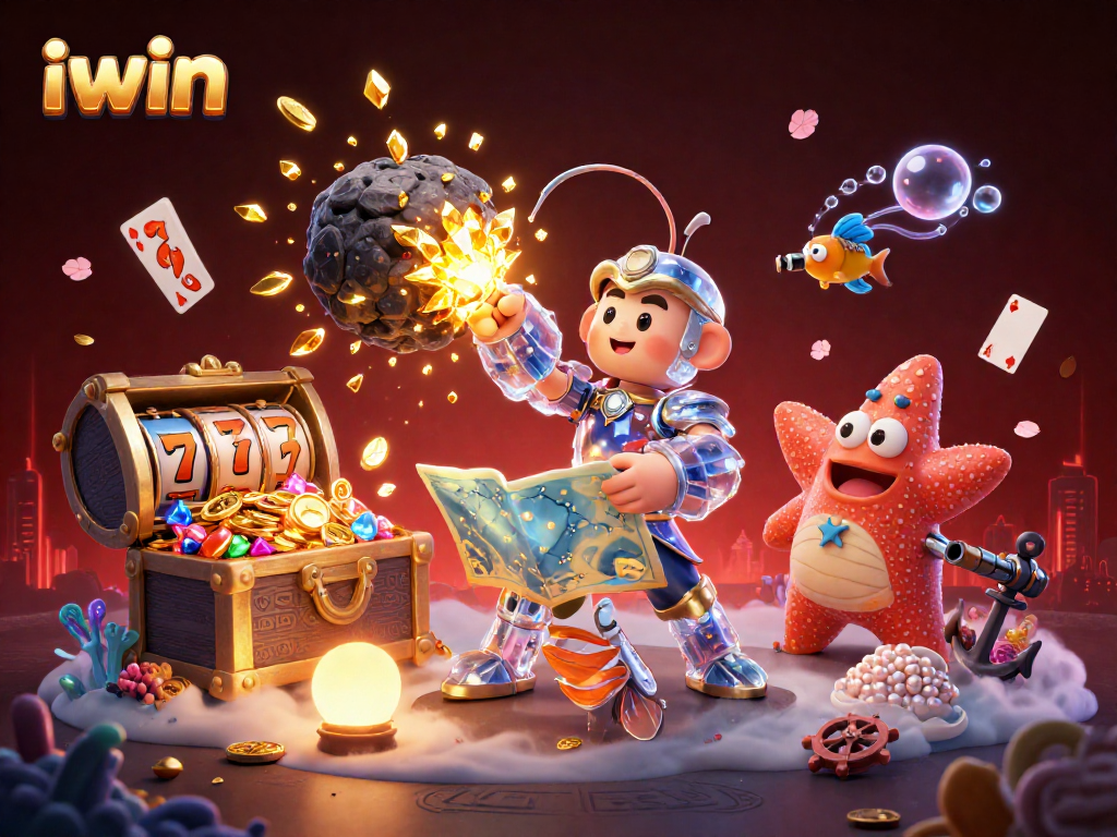Experience thrilling iwin adventures with galactic samurai, exploding treasures, and vibrant 3D art.
