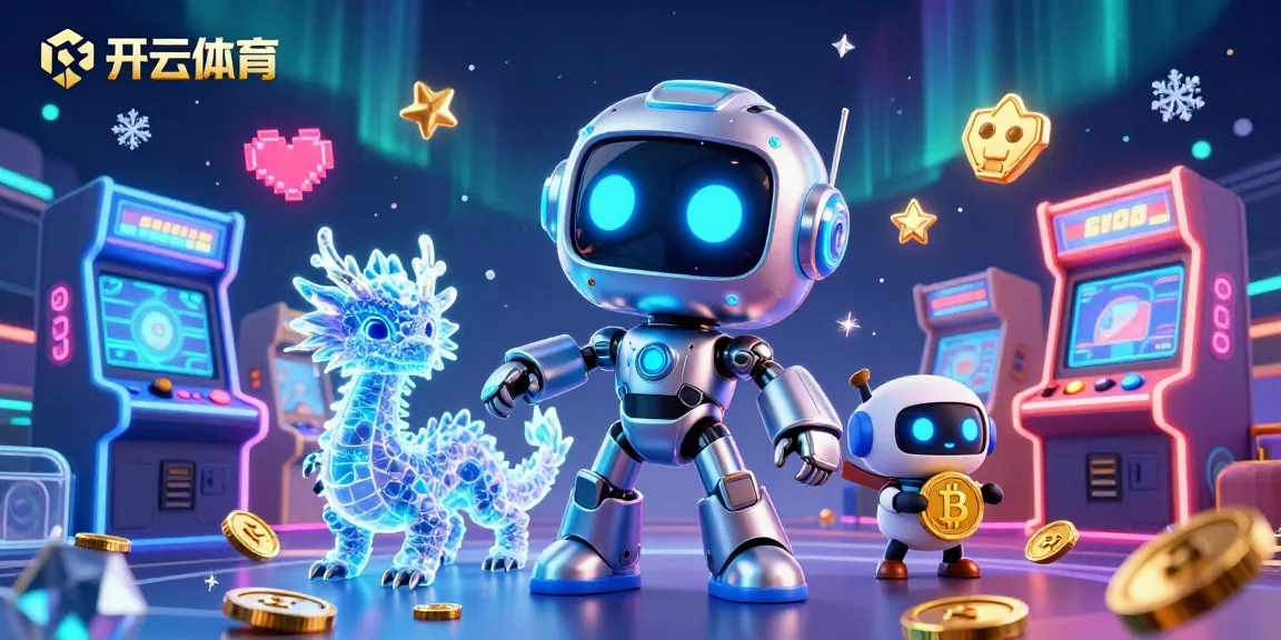 Experience the thrills of 开云体育 with futuristic gaming elements in a vibrant visual space.