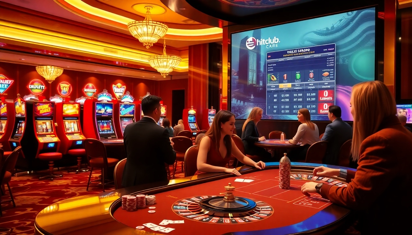 Experience the excitement of gambling at hitclub.care with vibrant slot machines and engaging poker action.