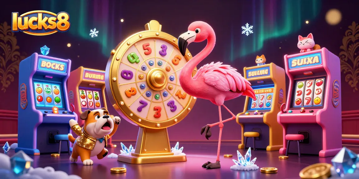 Play slots and win big at lucks8 with exciting jackpots and vibrant casino graphics.