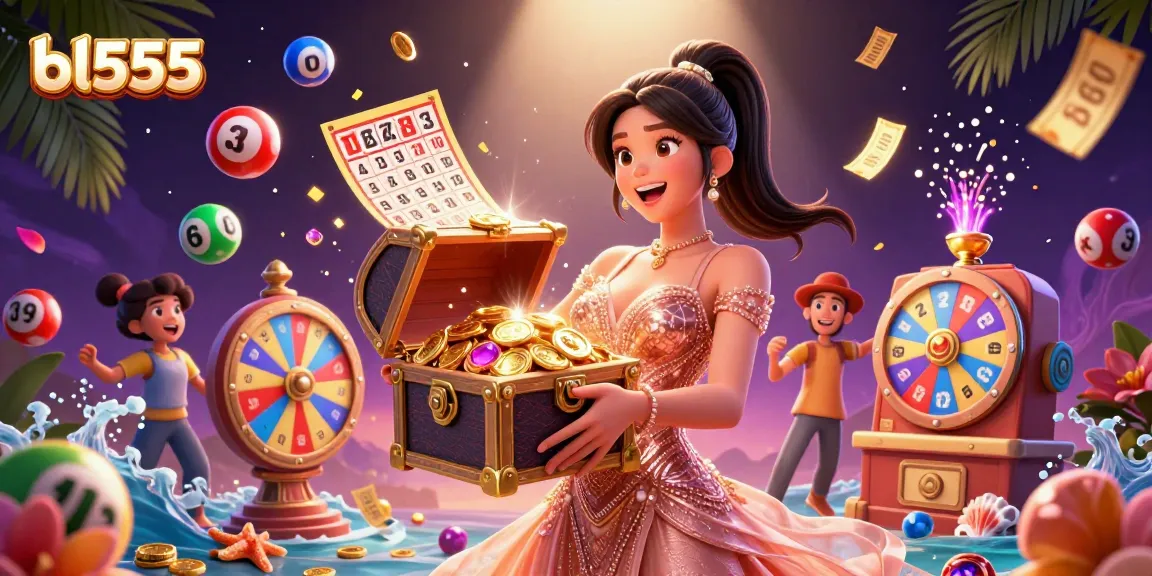 Experience thrilling gaming moments with bl555's vibrant casino treasures and dynamic lottery elements.