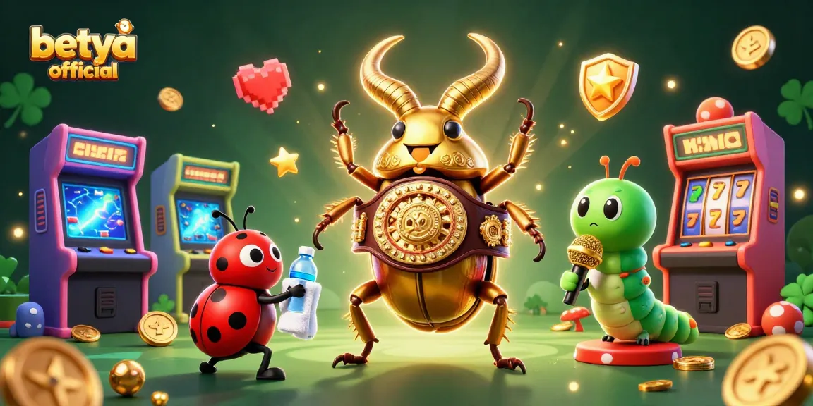 Betya official showcases a vibrant casino scene with dynamic characters and exciting gaming elements.