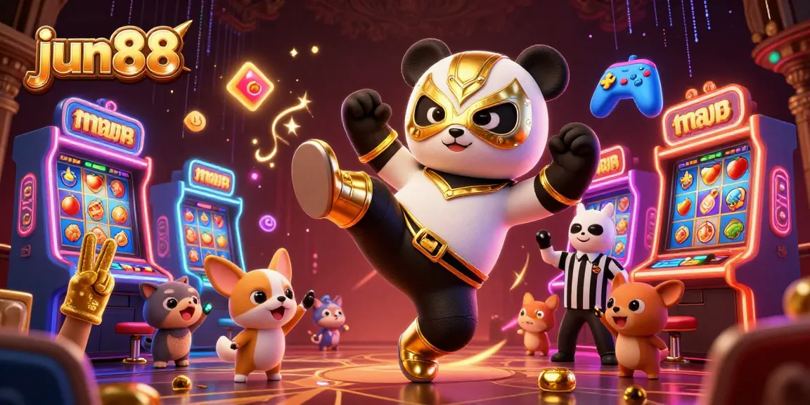 Experience exciting gameplay at jun88 with vibrant 3D characters and dynamic slot elements.