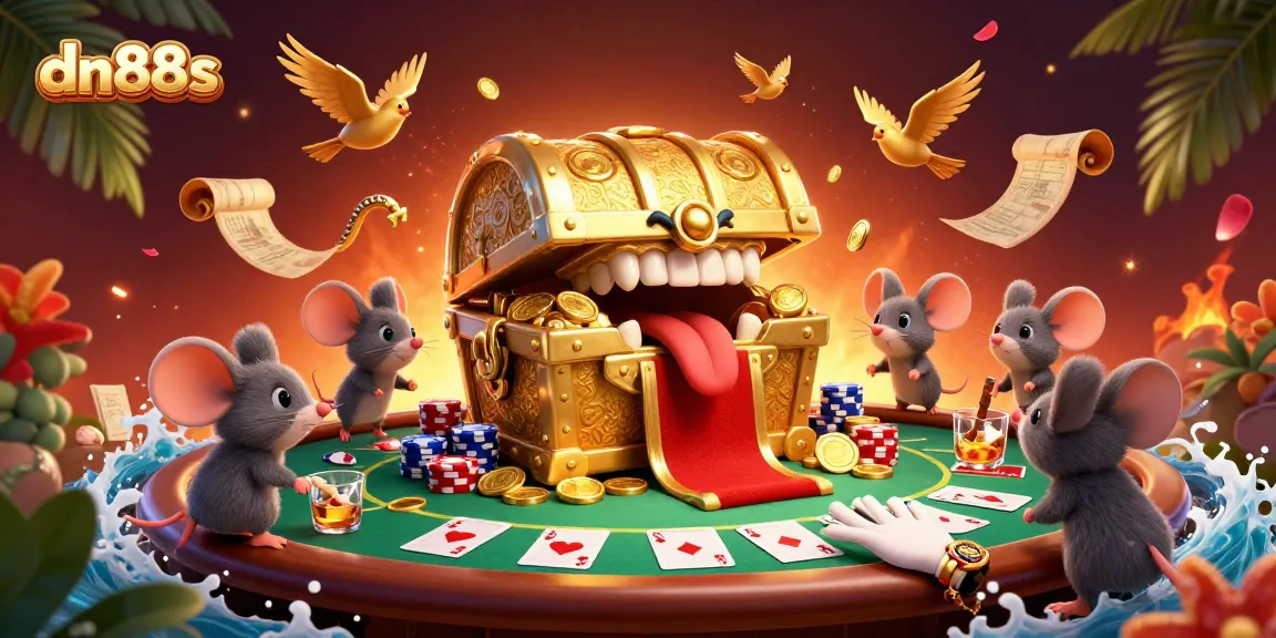 Engage with dn88s treasure chest gameplay featuring poker, casino excitement, and dynamic 3D visuals.