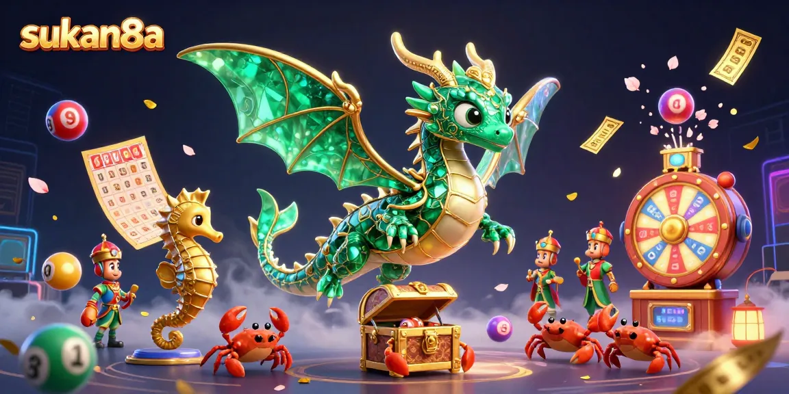 Win big with sukan8a as you play vibrant lottery games amidst enchanting 3D illustrations.