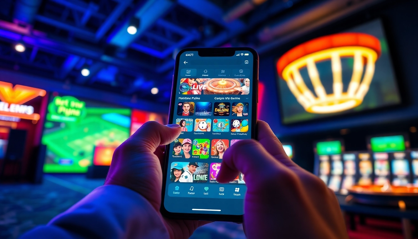 EA77 online gaming platform interface showcasing vibrant betting and gaming options
