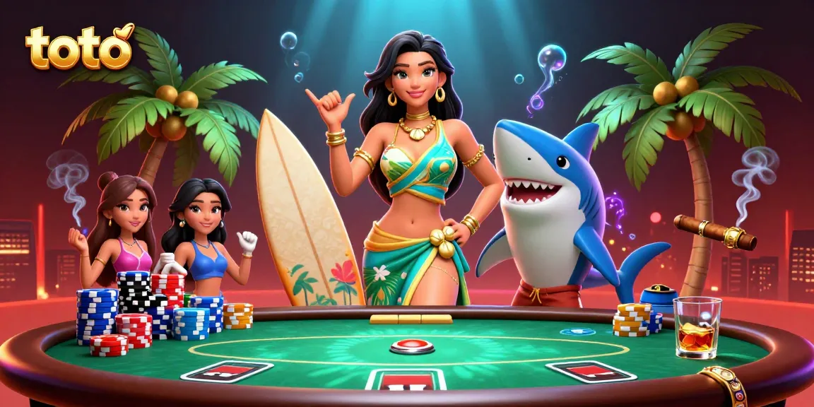 Play exciting toto games with high RTP in this vibrant casino scene.