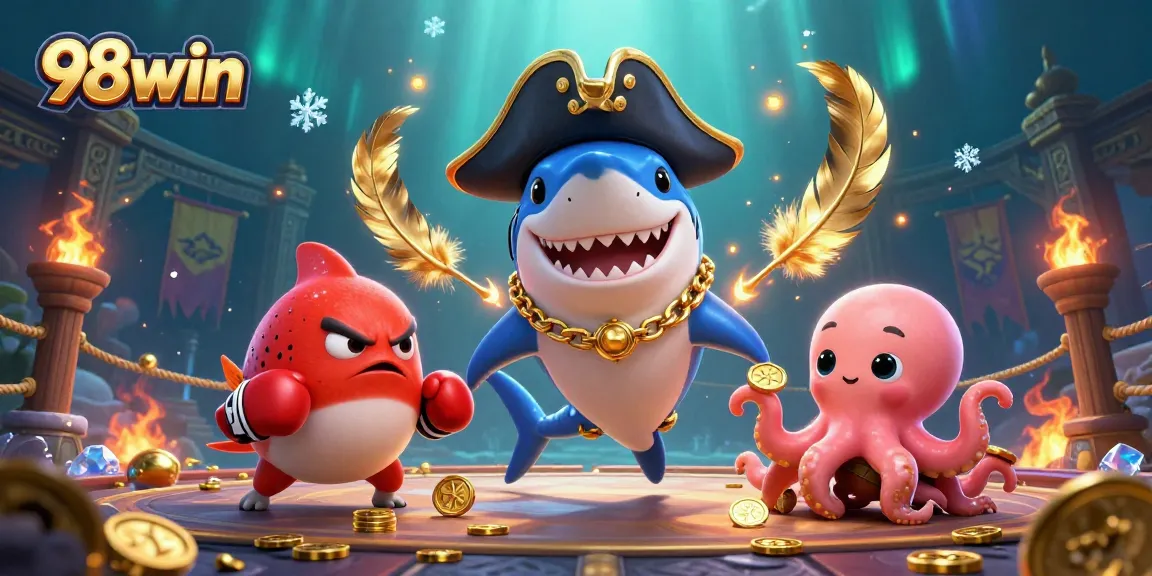 Experience immersive gaming at 98win with vibrant casino characters and rich betting visuals.