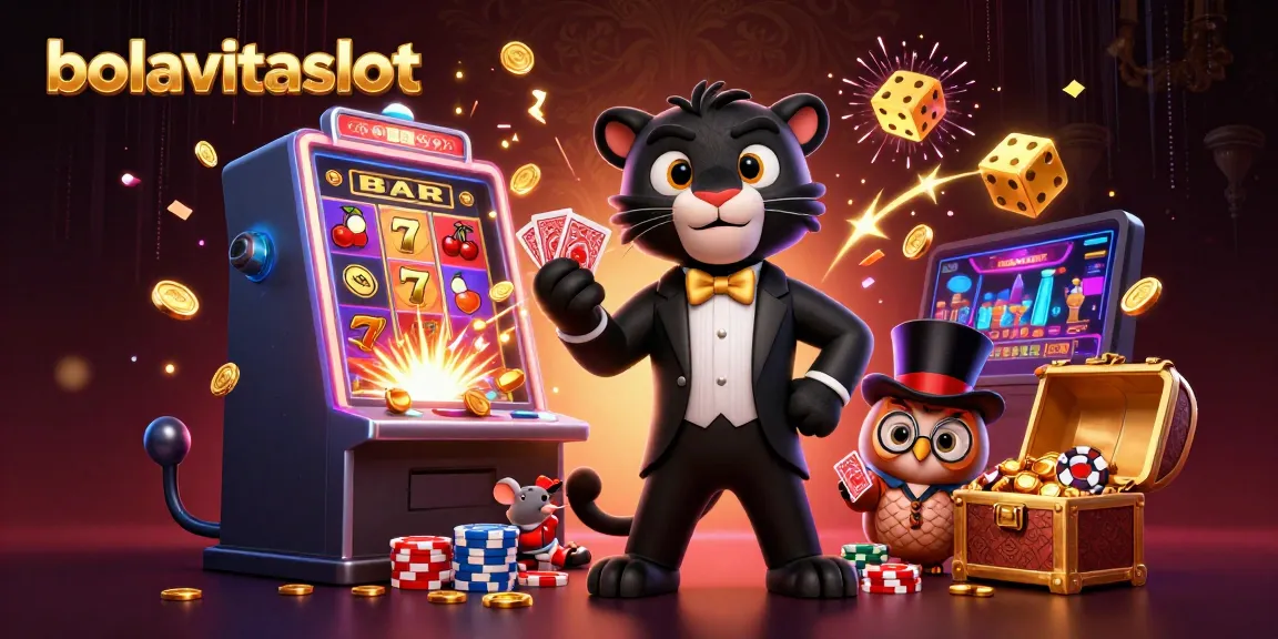 Experience the thrill at bolavitaslot with a charming panther, owl, and lucky mouse amid a jackpot explosion.