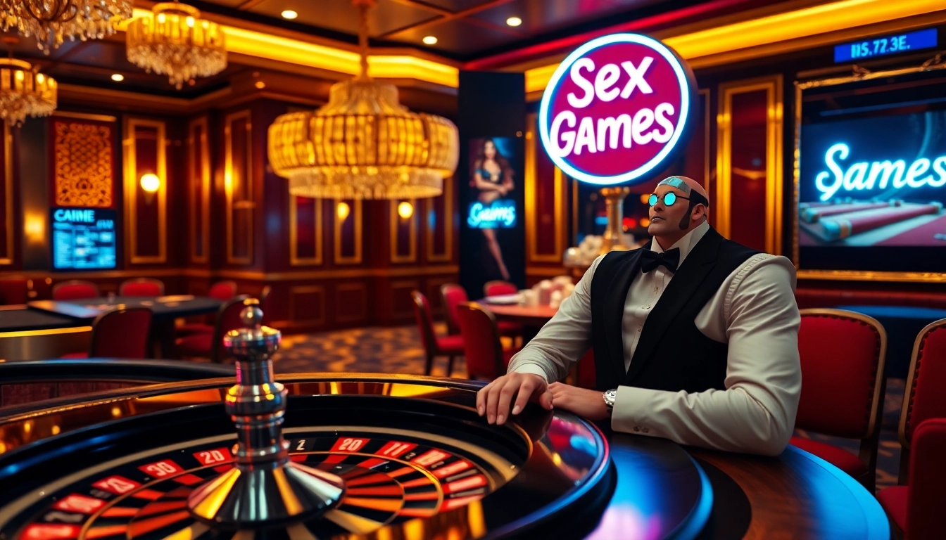 Play engaging sex games while enjoying the excitement of gambling at a luxury casino.