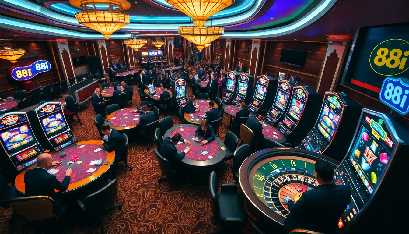 Players at the 88i poker table strategizing their next moves with excitement.
