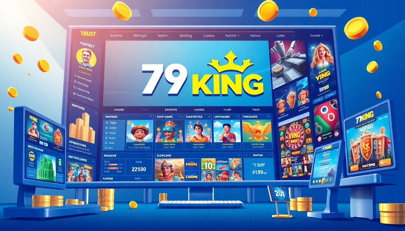 79king online betting platform interface showcasing various games