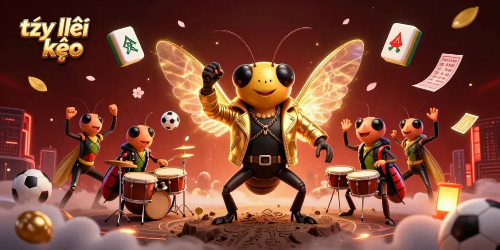 Engage with the thrilling world of tỷ lệ kèo sports betting with dynamic characters and vibrant elements.