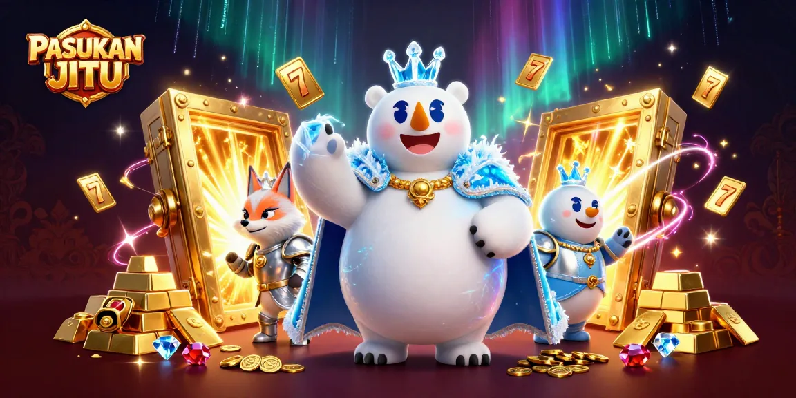 Engage in online gaming excitement with PASUKAN JITU featuring rich 3D casino elements.