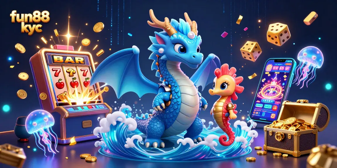 fun88 kyc tham gia trải nghiệm cược với các biểu tượng và yếu tố vui tươi đầy màu sắc.