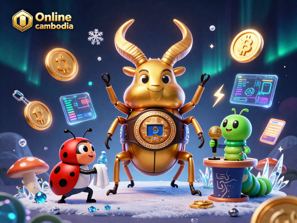 Engage in thrilling Online casino cambodia action with a vibrant 3D illustration showcasing unique characters and elements.