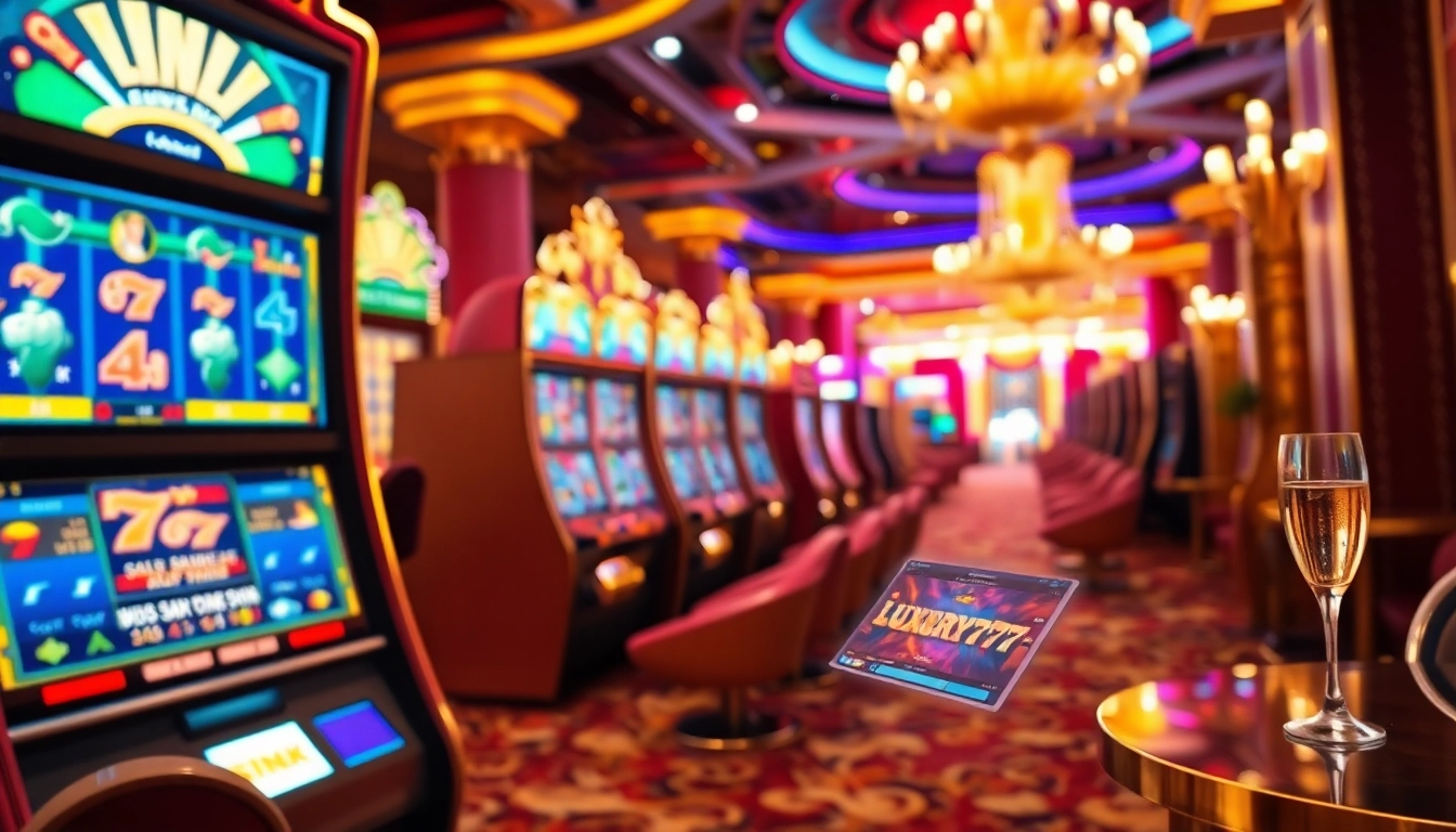Jelajahi permainan luxury777 game yang mewah di mesin slot yang elegan.