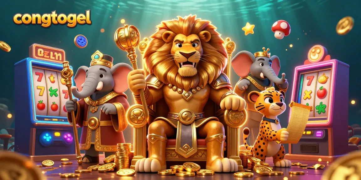 Experience thrilling wins at congtogel with slot machines and vibrant casino characters!
