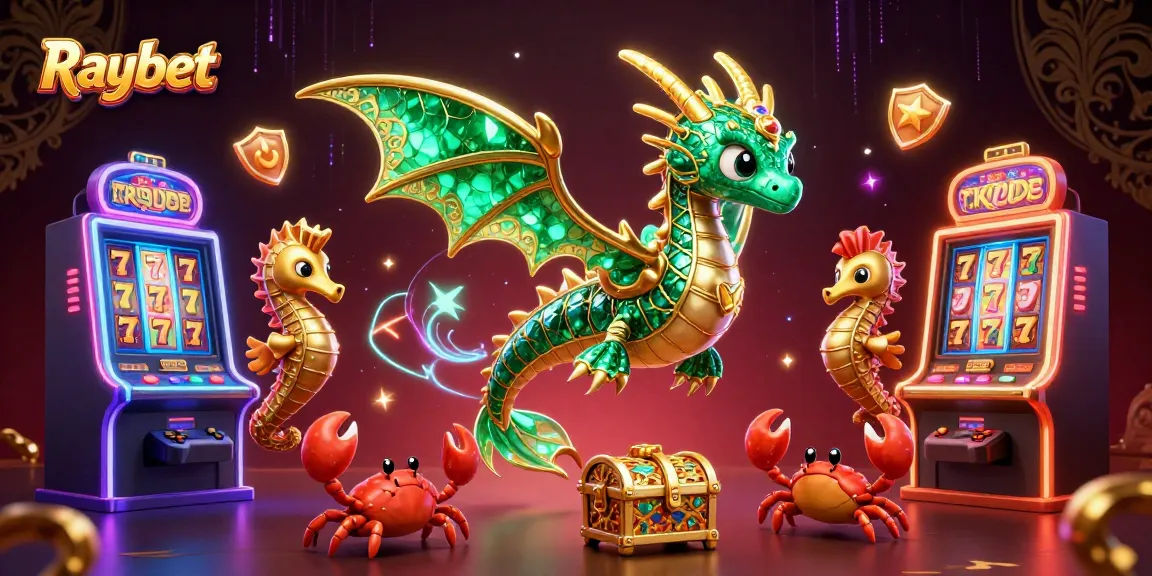 Experience the thrill of Raybet with an underwater casino adventure, featuring dazzling characters and vibrant game elements.