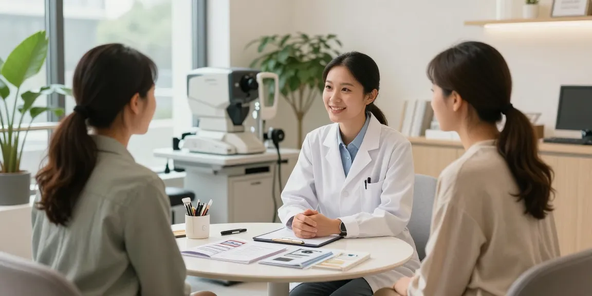 Patient consultation at SNU Eye Clinic, a resource learn for personalized eye care.
