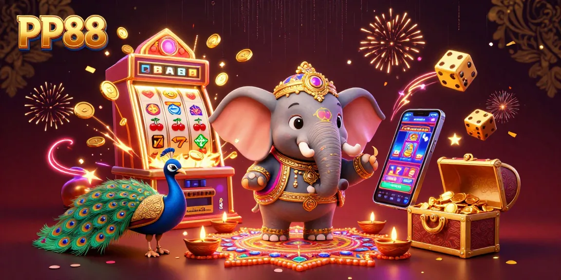 Experience the thrilling world of PP88 with vibrant casino elements and rich visuals.