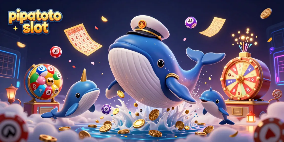 Pipatoto slot showcases winning potential with vibrant characters and dynamic gambling elements in a 3D casino scene.