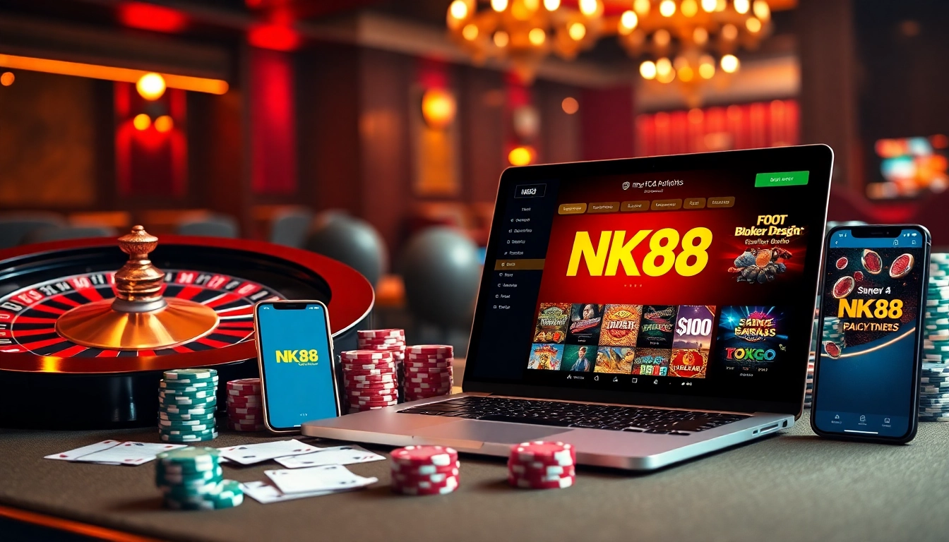 Experience thrilling gameplay at NK88 with exciting casino games and vibrant visuals.