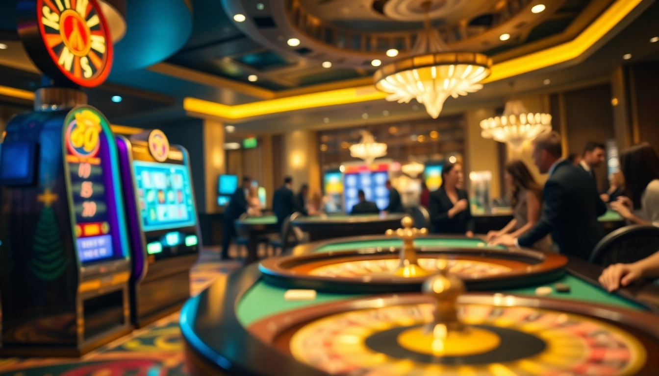 Experience the luxury12 gaming excitement with vibrant slots and classy table games in a premium casino setting.