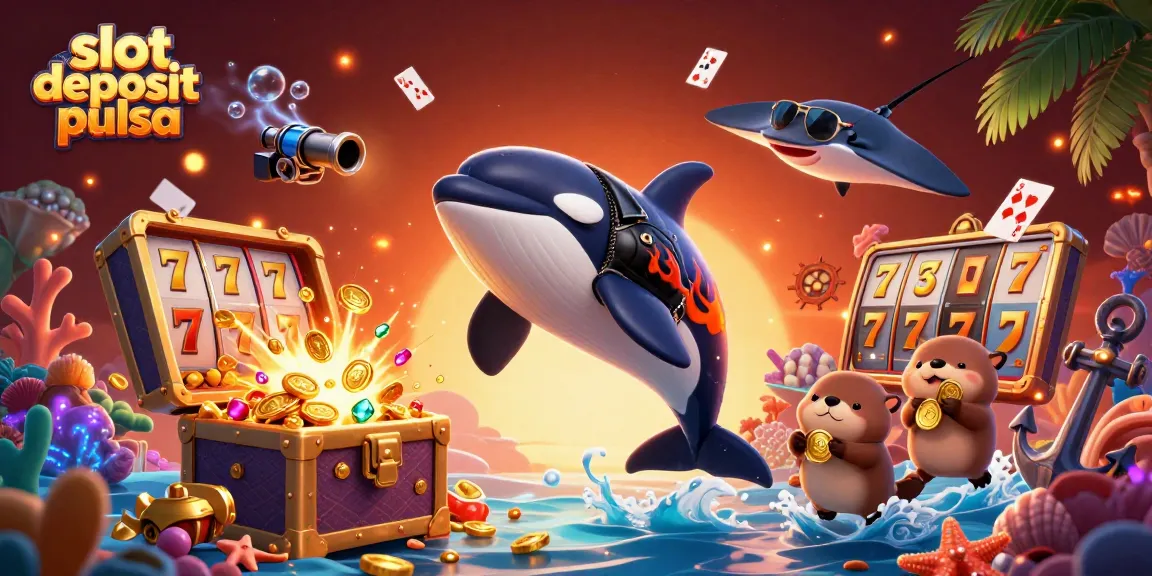 Pemain slot deposit pulsa meraih kemenangan dengan slot gacor dan koin emas yang mengalir.