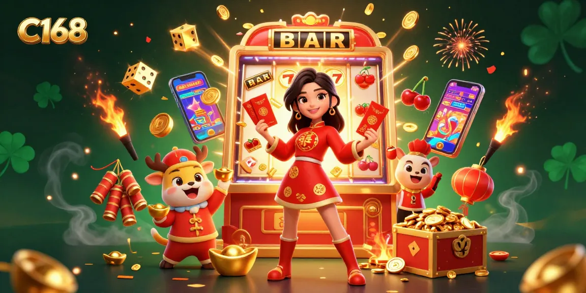 C168 players enjoy vibrant slot jackpots with festive atmosphere and engaging game elements.