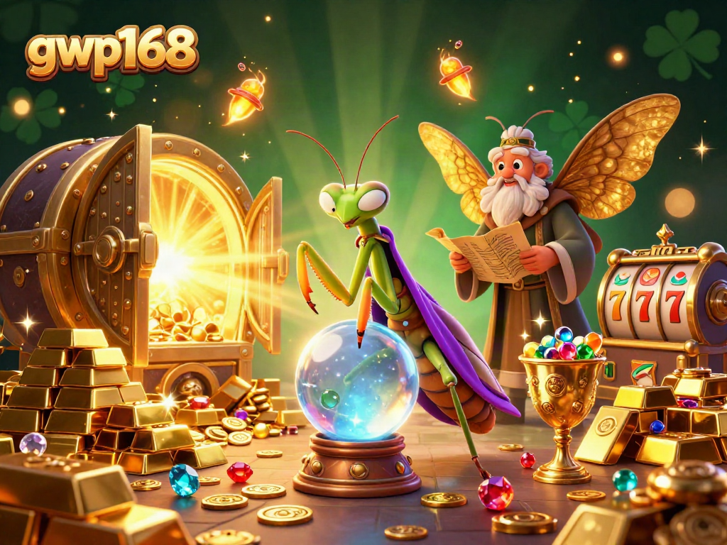 GWP168 menampilkan slot jackpot dan peta kemenangan dalam ilustrasi 3D yang menakjubkan.