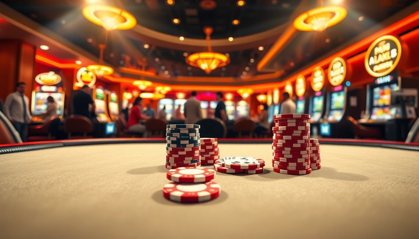 Menangkan taruhan di meja poker kasino dengan link T0812 dan suasana yang hidup.