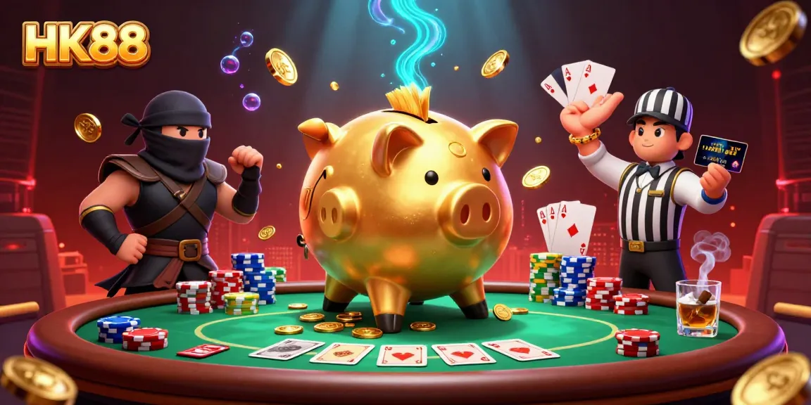Experience exciting gameplay at HK88’s vibrant and immersive casino scene with exhilarating characters.