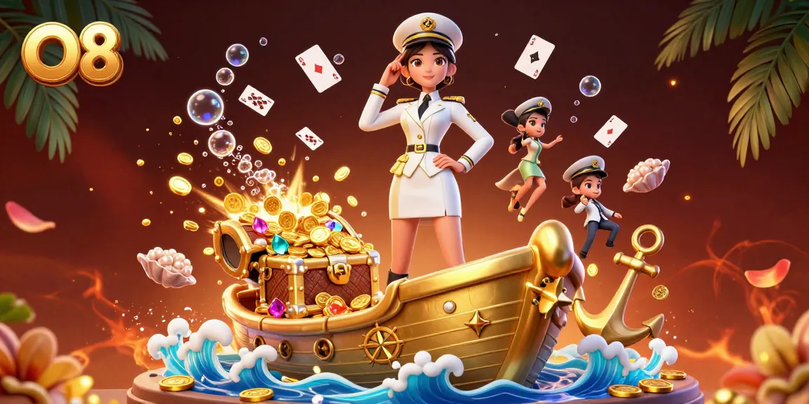 Experience thrilling gambling action at O8 with vibrant themes and casino elements.