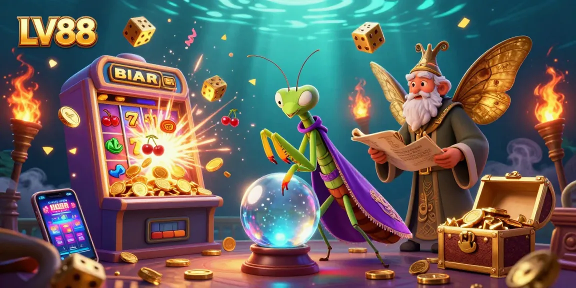 Play exciting casino games at LV88 with fortune tellers and magical imagery.
