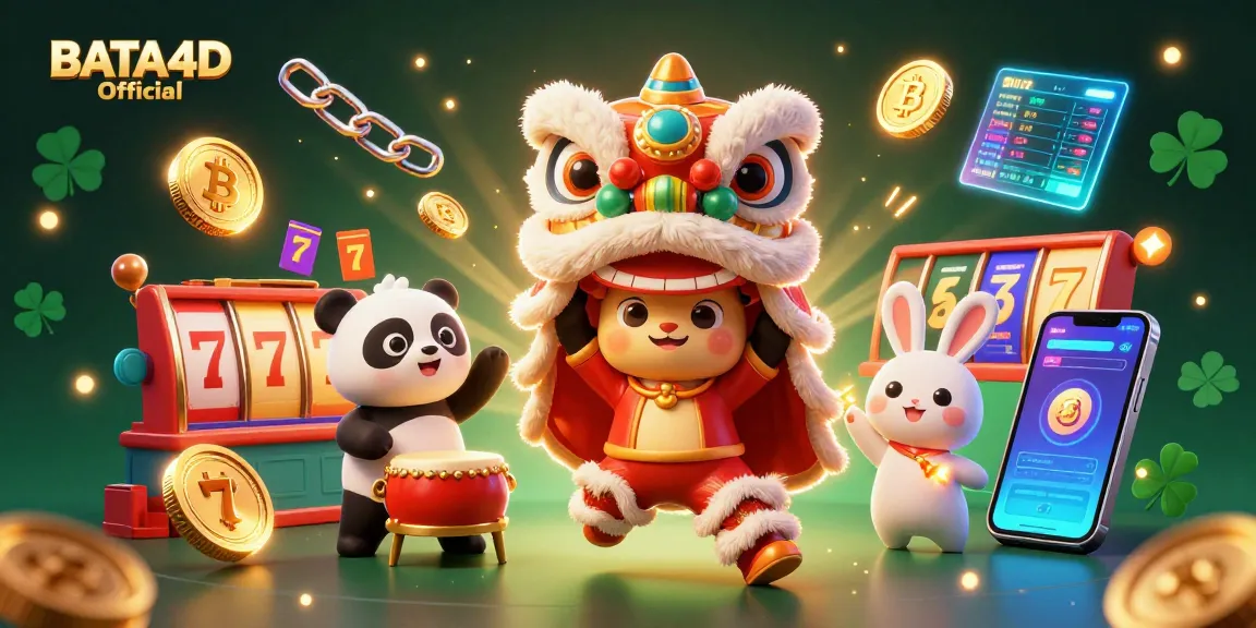 Merayakan Hiburan di BATA4D Resmi dengan kostum lion dance, simbol kemewahan dan keberuntungan.
