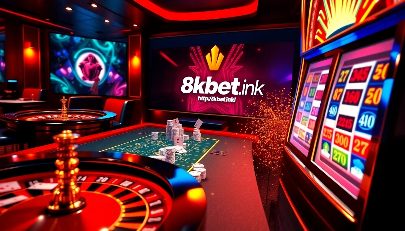 Experience the excitement of gambling at http://8kbet.ink/ with vibrant casino tables and live gaming action.