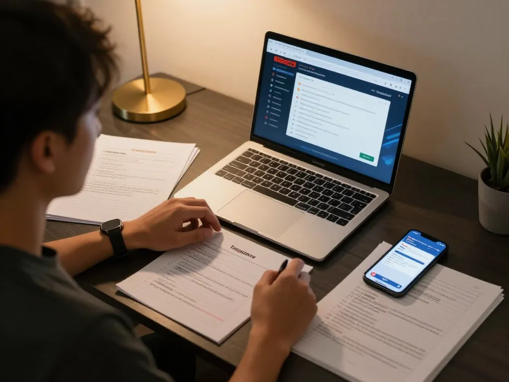 Player engaging with keluaran hk results on laptop during an online Togel session