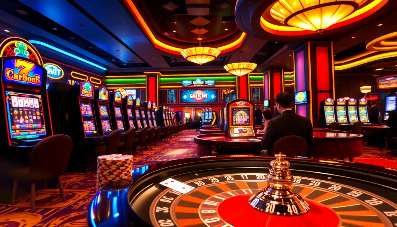 Experience thrilling gameplay at qqmacan with vibrant slots and professional casino elements.