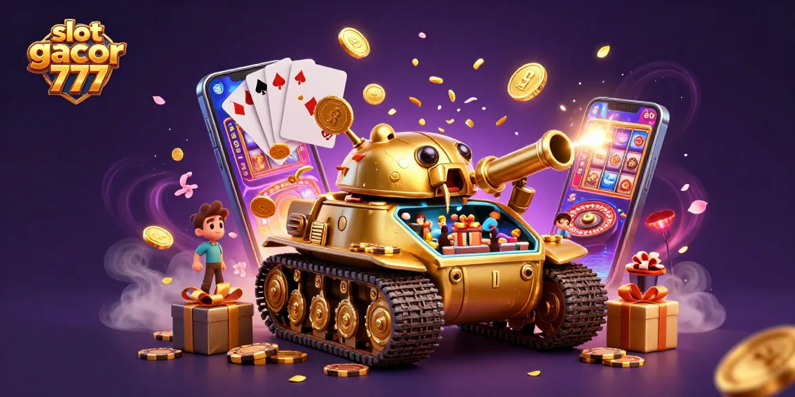 Experience thrilling gameplay with slot gacor 777 in a vibrant casino scene bursting with energy.