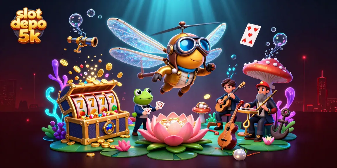Menangkan permainan di slot depo 5k dengan pengalaman kasino yang menarik dan grafis yang kaya.