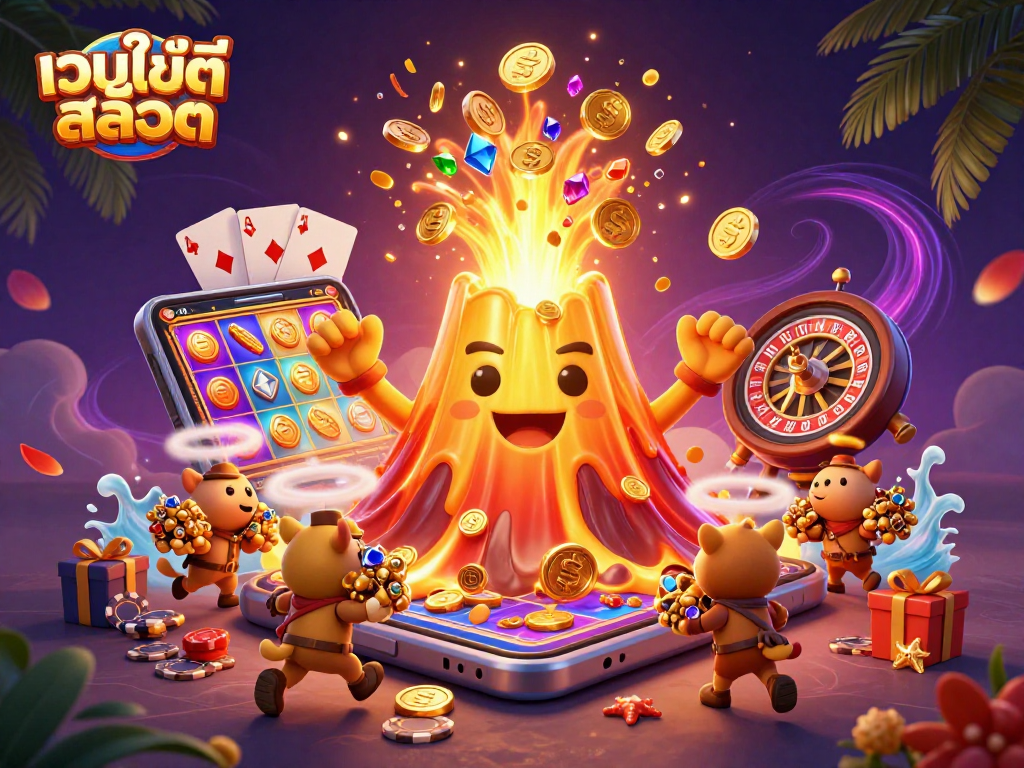เกมสล็อตออนไลน์ยอดนิยมพร้อมป่าเงินทองในภาพการ์ตูน 3 มิติของเว็บไซต์สล็อต