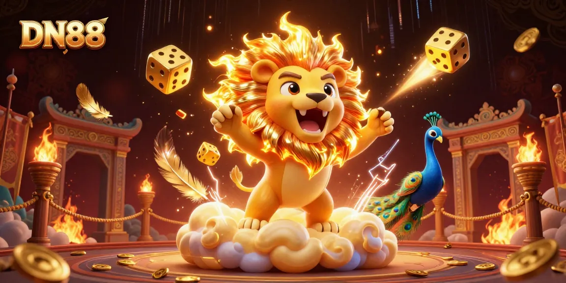 Experience thrilling gameplay at DN88 with cartoon characters and vibrant casino elements.